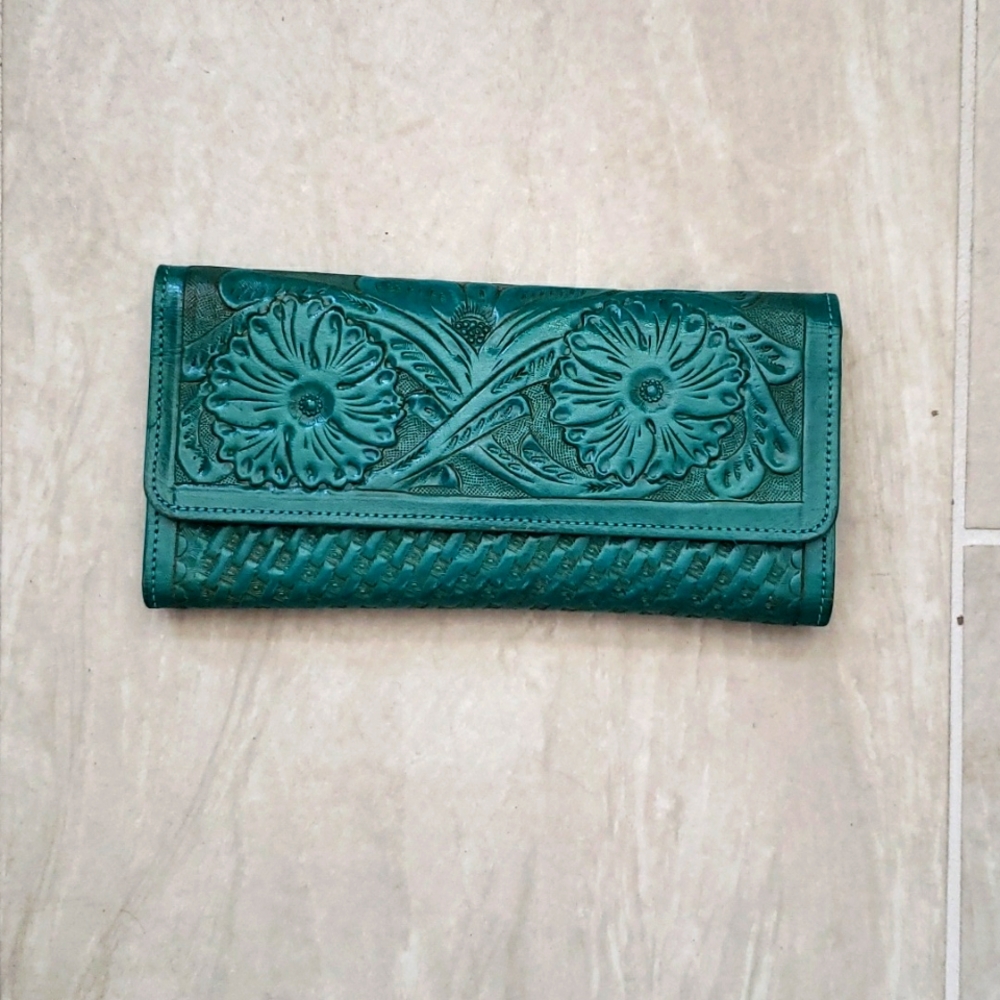 Alejandro Yeo Tooled Leather Wallet